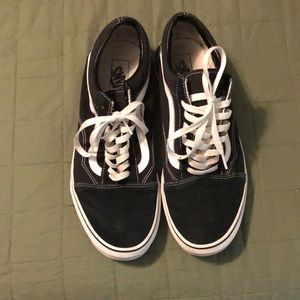 Black and white Vans